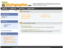 Tablet Screenshot of clickphotographer.com